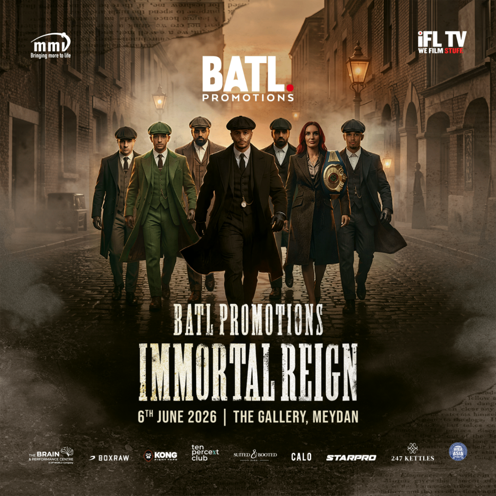 BATL Promotions Immortal Reign — 6th June 2026, The Gallery Meydan